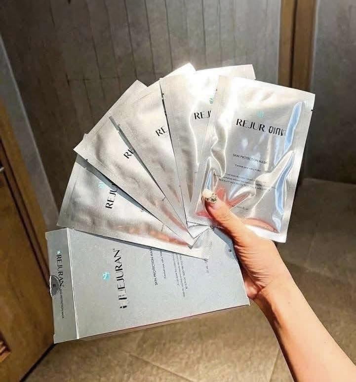Skin Protection Mask, c-PDRN® – Hydrating and Soothing Facial Sheet Mask for Irritated, Stressed, Repairs & Restores Skin Barrier with Panthenol & Allantoin, Korean Skin Care. 5-Pack