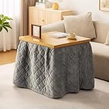 【Material de bambú natural de alta calidad】Fabricada con bambú ecológico de alta calidad, esta mesa kotatsu de muebles japoneses agrega la calidez natural y la elegancia de la madera a su hogar. Como mesa kotatsu informal, aporta un toque acogedor a cualquier sala de estar o dormitorio.