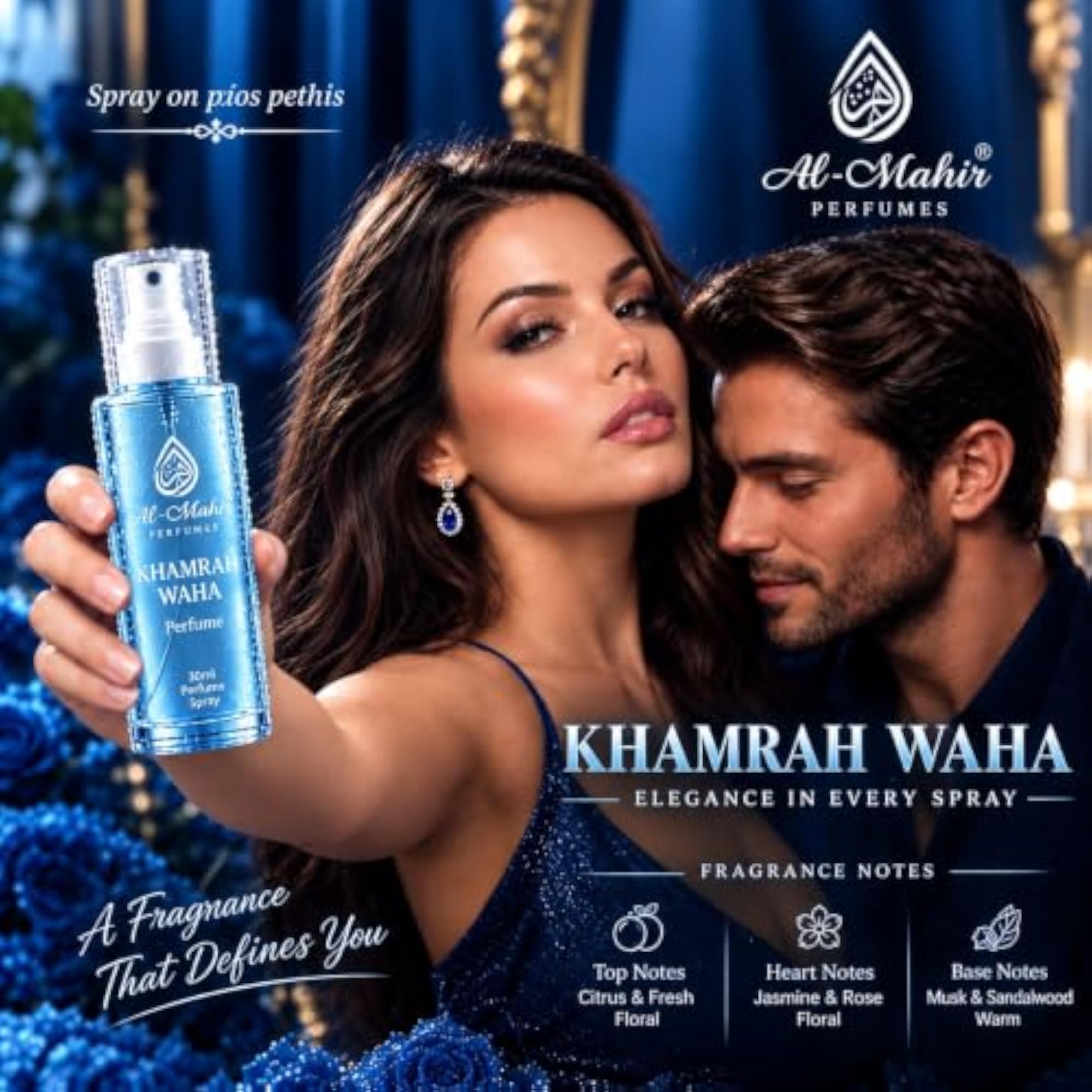 Khamrah Waha Perfume Spray For Men & Women, 30ml