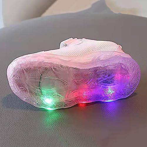 Baby Walking Shoes,Kids Baby Boys Girls Bling Led Light Sport Shoes Children Mesh Luminous Casual Shoes 1-6 Years4