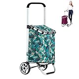 ★ [Very suitable for various purposes] Carrying everything you need is no longer a problem. This shopping cart can be used to transport everything from laundry and grocery to camping equipment and garden tools. It can also be used to carry or store office documents, bottled water, vegetables, cooking oil, sports equipment, beach appliances and kitchen supplies!