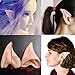 Bezall Latex Fairy Pixie Elf Fake Ears, LARP Pointed Vampire Halloween Costume Cosplay Party Prosthetic Ear Tips