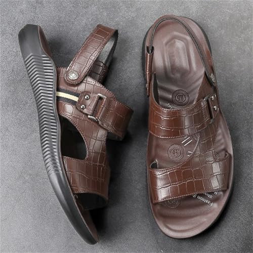 Men's Rubber Sandals Outdoor Sports Hiking Sandals Summer Open Toe Fisherman Sandals for Water Beach2