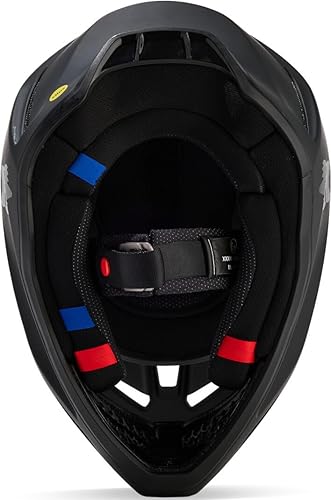 Miniatura 6 de Fox Racing Unisex V3 Motocross Dirt Bike Helmet Negro mate sólido,Blanco mate sólido,Negro -,Divisor negro,Grafito Sólido,Blanco,Negro