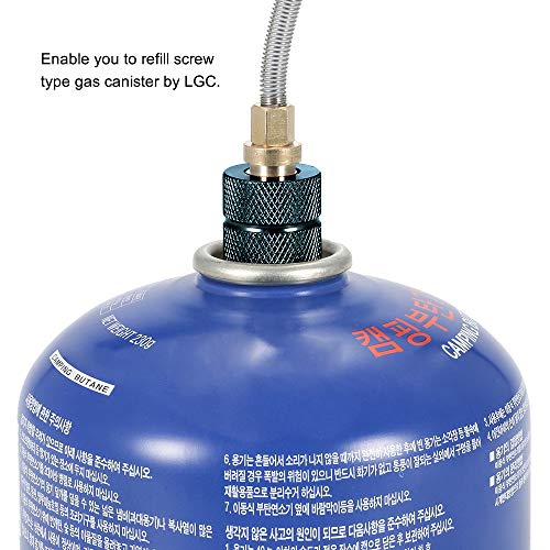 DECDEAL Fogão de Acampamento ao ar livre Adaptador de Recarga de Gás LPG Acoplador de Cilindro Plana