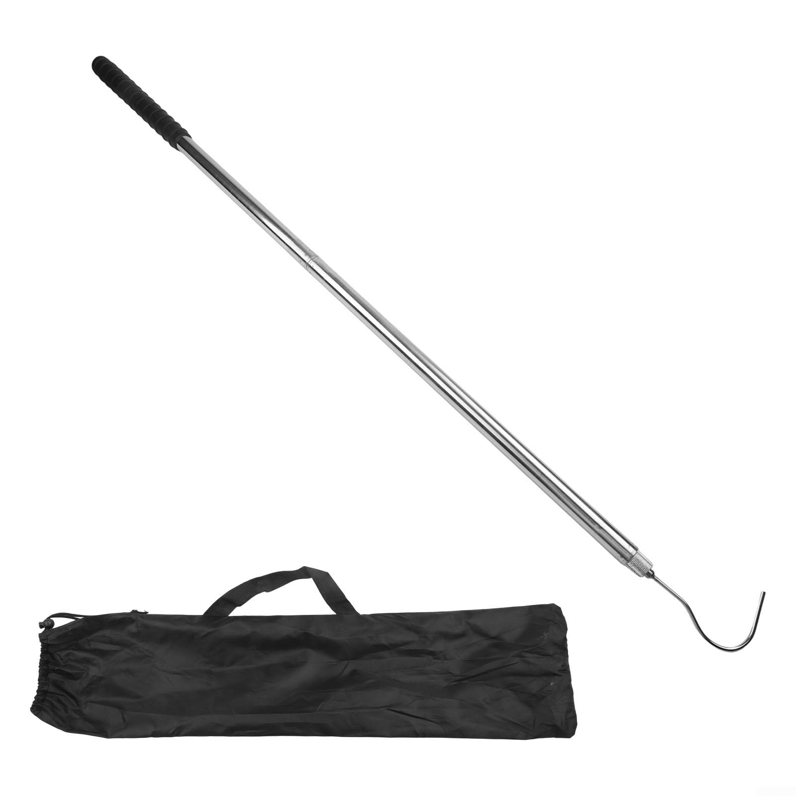Crochet de piscine inox 183 cm tige amovible pour nettoyage de bassin