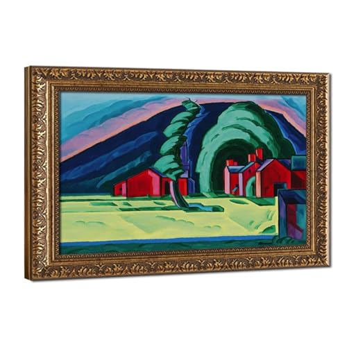 Toile Oscar Bluemner Illusion of A Prairie pour décoration murale de bureau élégante