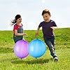 LEEZZIZZ 30Pcs Punch Balloons, Thickened Neon Punching Balloon Heavy Duty Party Favors for Kids with Rubber Band Handle, Bouncy Balls for Birthday Weddings Goodie Bag Stuffer Supply #5