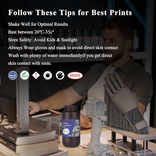 Oyowooa TJ-5100B 3D Printer Resin High Precision 3D Printing Liquid 405Nm Standard Photopolymer Resin Print For Lcd/Dlp 3D Printer Machine thumb #4