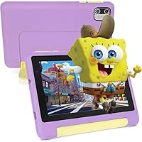 Kids Tablet, 7 inch Tablet for Kids 3-7 Ages 8GB RAM +64GB ROM, Android 13, Parental Controls, Dual Camera, Wi-Fi, Bluetooth, Type-C, Impact Resistant Case, Gift
