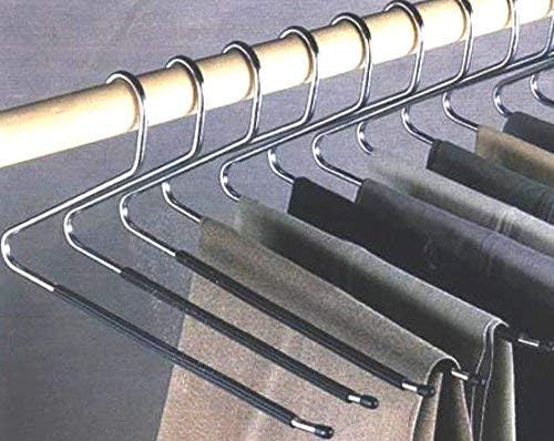 24 Jobar Slacks Hangers Open Ended Pants Easy Slide Organizers