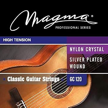 Magma Classical Guitar Strings High Tension Special Nylon - Silver Plated Copper GC120