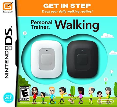 Walk With Me Nintendo DS avec activity meters pour suivre le rythme de marche et l'activité physique
