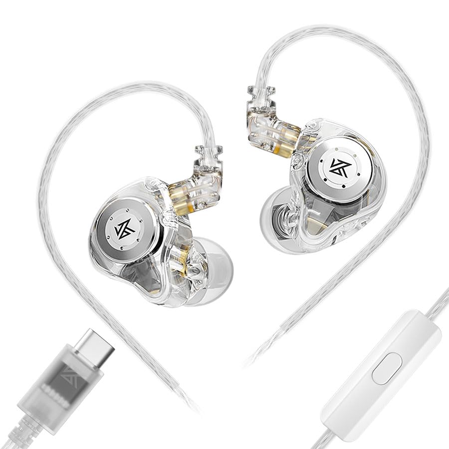 Image of KZ EDX Pro Gaming Earbuds USB C Plug