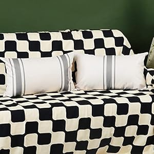 Onway outdoor pillow covers waterproof 12×20 set of 2 decorative linen throw pillow cover beige and grey striped outdoor pillows for patio furniture  urban country home decor