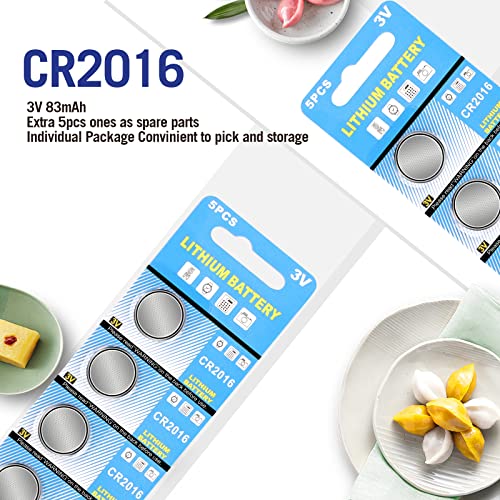 Wanzelonyo Cr2016 Battery Cr2016 3V Lithium Button Cell 100 Count #TOP1