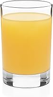 Vista 1 de Libbey Fruit Juice Glasses, Heavy Base Glass Drinking Glasses Set of 8, Breakfast Juice Cups, Everyday Clear Drinking Glass Set for Cold Drinks