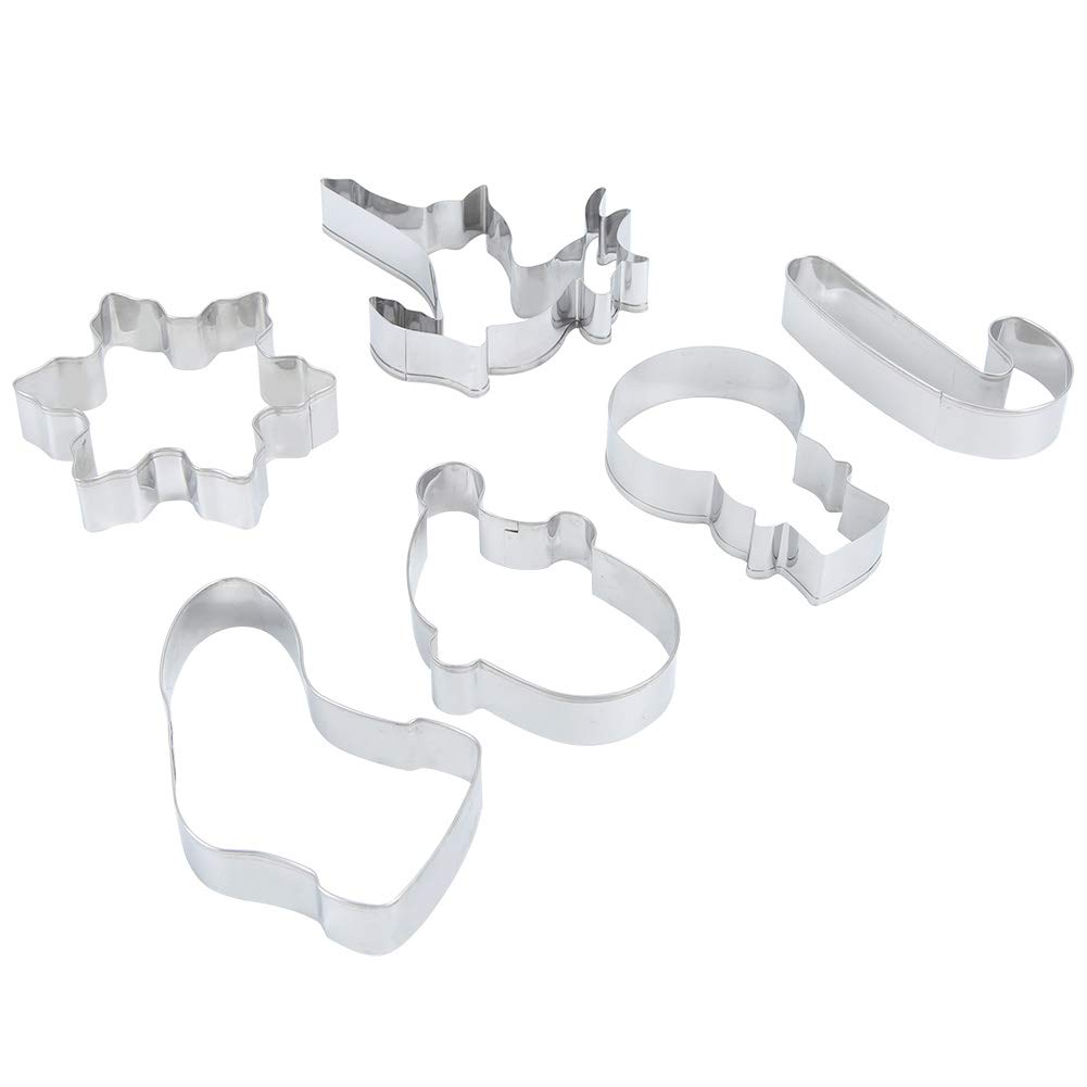 Food Grade Stainless Steel Cookies Mould, Baking Mold, Non-toxic for Making Bread, Cookies, Chocolate Home