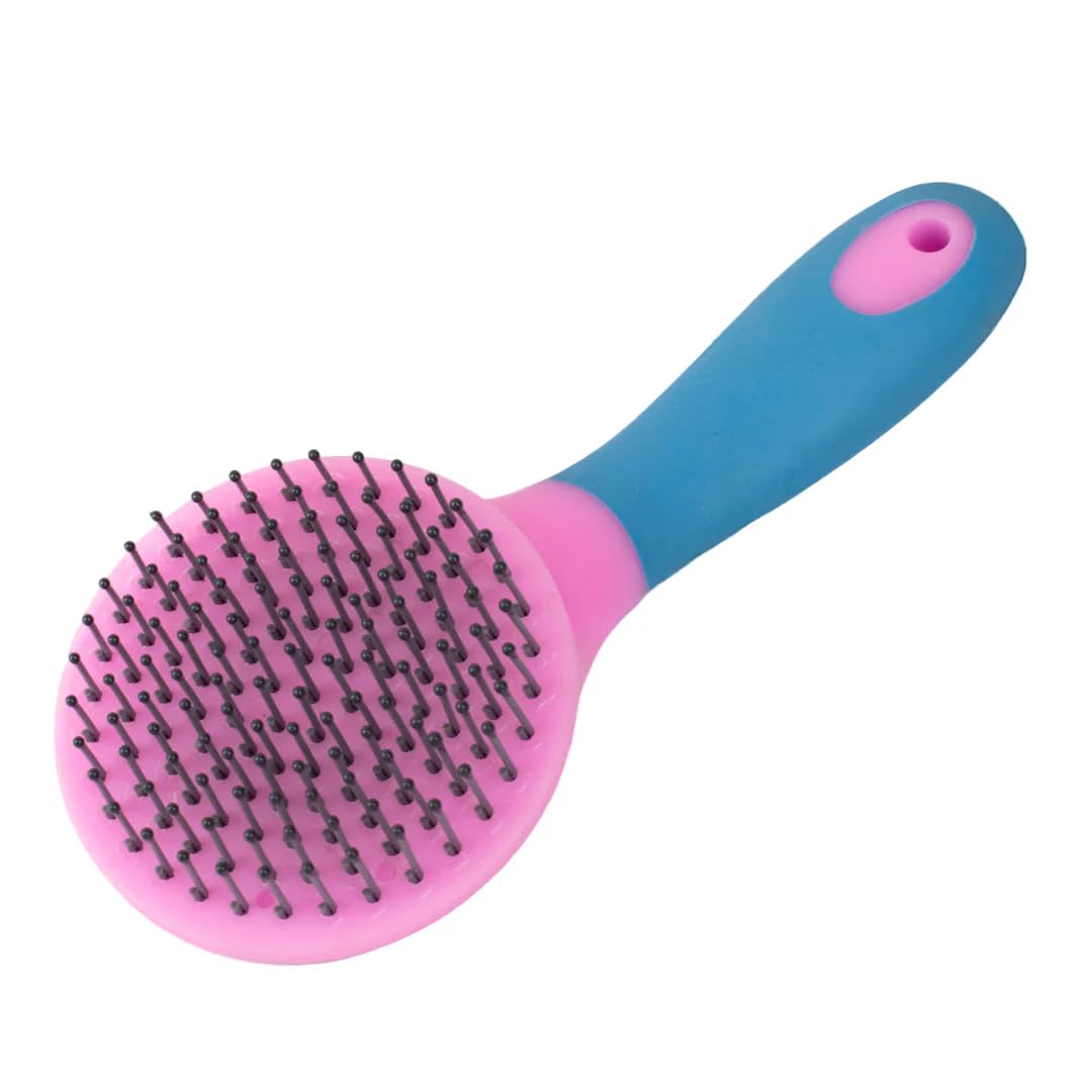 & Country Plastic Mane & Tail Brush (Pink)