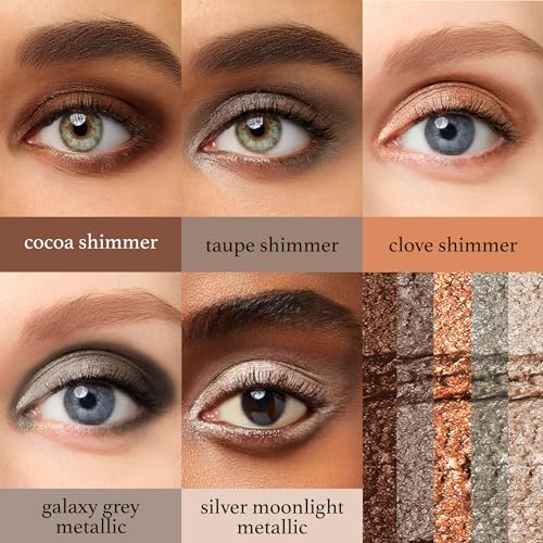 Image of Julep Eyeshadow 101 Creme to Powder Waterproof Eyeshadow Stick 10 Piece Palette - Matte and Shimmer Finishes