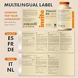 Vitamin D3 4000 IU - 400 High Strength Vitamin D Tablets (1+ Year Supply) - Vegetarian - Immune System Booster - Gluten Free - Vitamin D Supplements - Made in The UK - Image 9