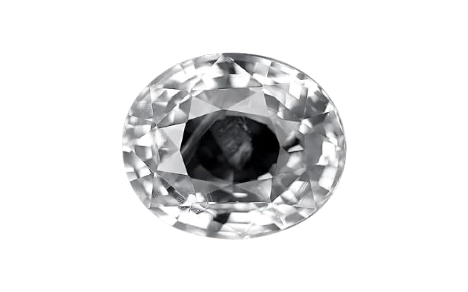 Saphir blanc de 10,25 carats pierre précieuse originale unisexe A3 - 7