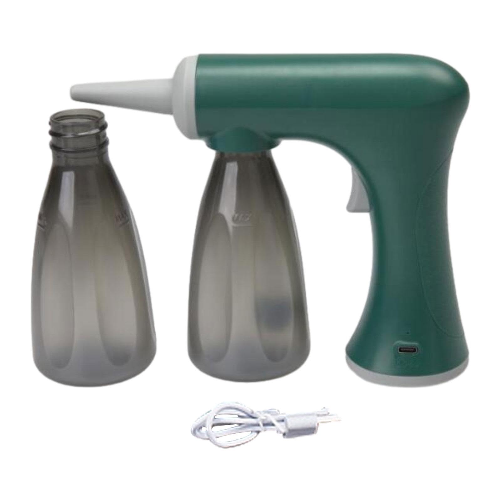 Generic Electric Bubble Device, USB Powered, Hairdressing Styling Tool for Salon, Green