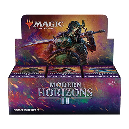 Caixa de Boosters de Draft de Magic: The Gathering Modern Horizons 2 | 36 boosters (540 cards de Mag
