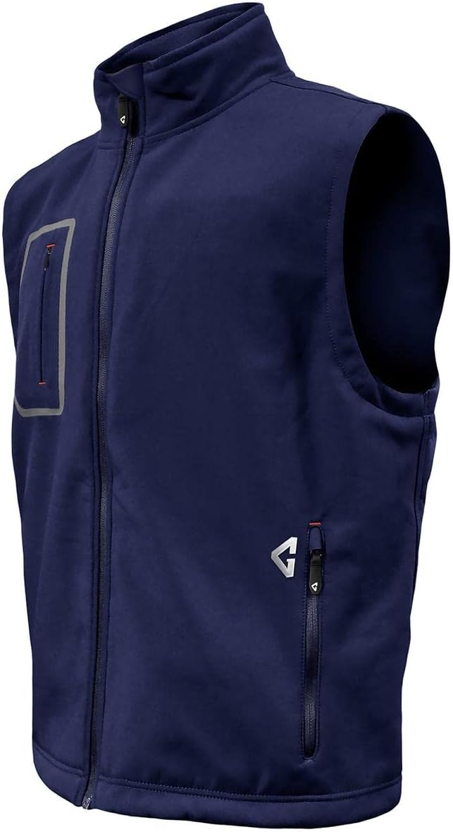 Gerbing 7V Men’s Torrid 2.0 Vest – Battery Heated Vest for Men – Battery Powered Winter Wear 8 Hour Run Time