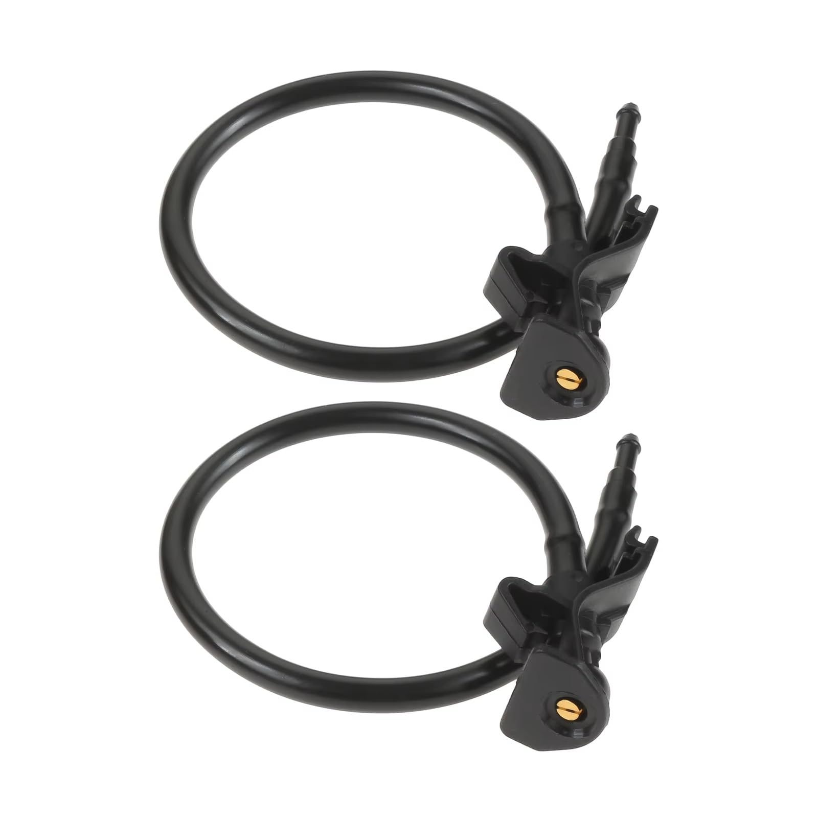 Windshield nozzles Car Windshield Wiper Washer Nozzle Sprayer Jets Hose Tube Pipe Compatible with for Explorer MK5 2011-2018 for Mustang 2010-2014