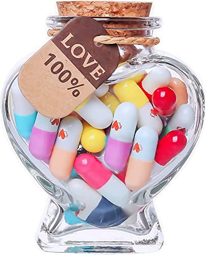 KBFUSHI Capsule Letters Message in a Bottle - Love Letter for Valentine's Day, Birthday,Long...