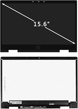 شاشة ISP LCD تعمل باللمس تناسب القلم Touch لـ HP Envy X360 15M-BP111DX 15M-BP112DX 15M-BP011DX 15M-BP012DX 15M-BQ021DX 15M-BQ121DX 925736-0