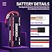 HOOVO 2S 7.4V 5200mAh 80C Lipo Battery Hard Case with Tr Plug Connector for RC Car Vehicle Truck Buggy Losi Tr Slash Buggy Team Associated