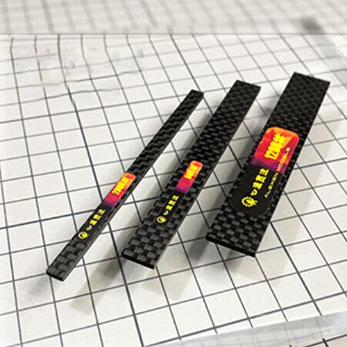TECKEEN for Hobby Model Making5/10/15/20mm Carbon Fiber Polishing Sanding Board Craft