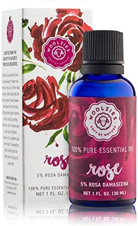 Woolzies Best Natural Rose Essential Oil Blend 1 Oz - Therapeutic & Premium Graded Aromatherapy Oil - Most Popular for Relaxation, & Skin Healing Use - For Diffusion & Topical Use