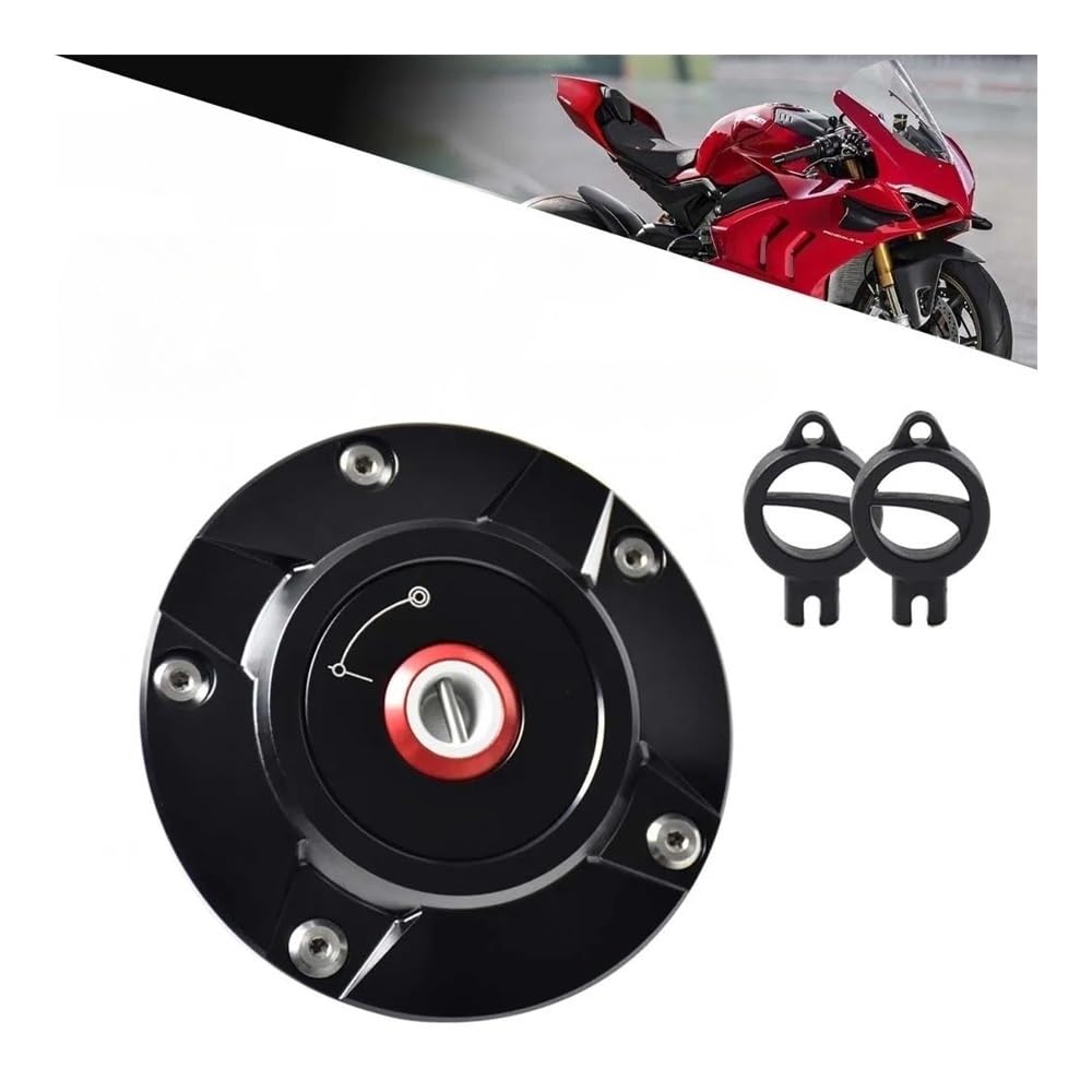 Tappo carburante moto Per STREETFIGHTER/Per PANIGALE V4/V4S/V4R V2 Tappo Serbatoio Carburante Per Motocicletta Coperchio Airbox Con Bloccaggio A Benzina Parti Di Ricambio