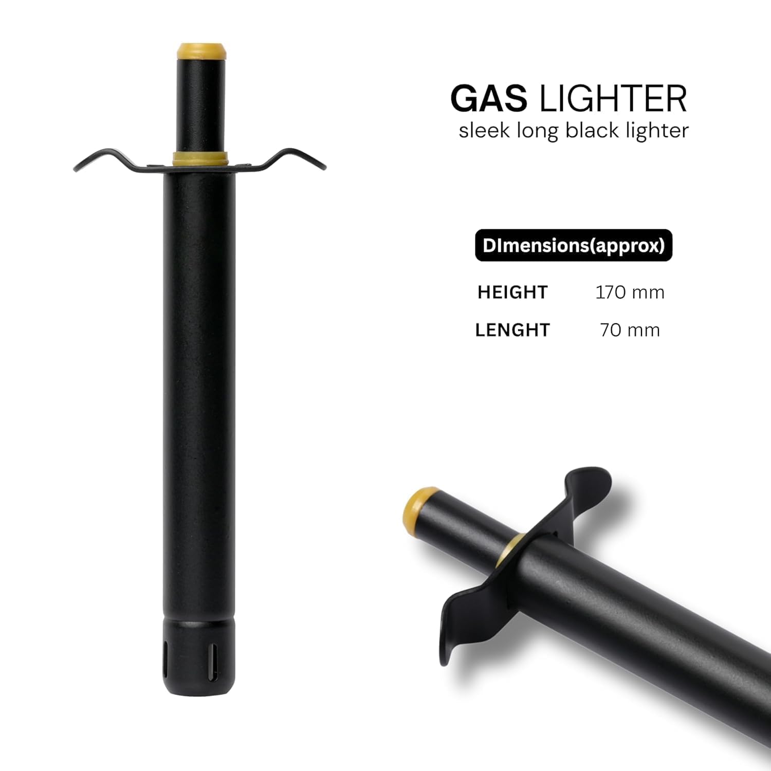 Milton Gas Lighter - Durable Stainless Steel Ignition Tool -2 Milton Gas Lighter - Durable Stainless Steel Ignition Tool -2