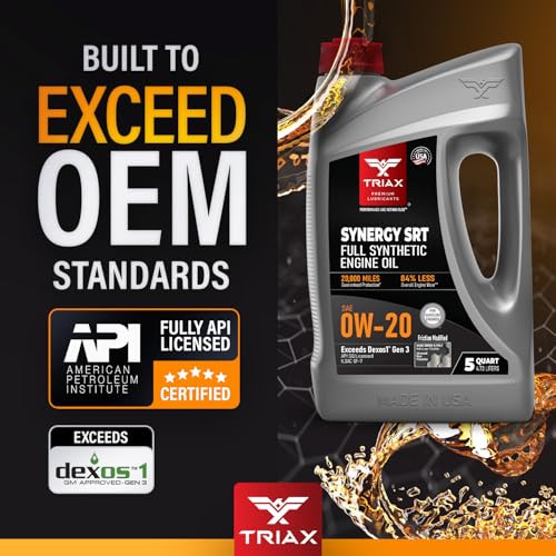 Aceite para motor sintético 0W-20 Triax 1 Quart miniatura 4