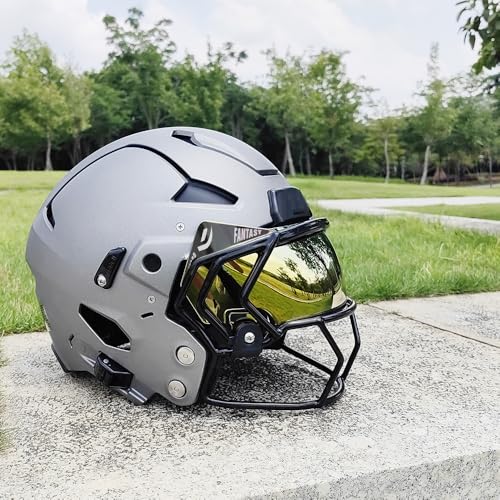 Image of Football Helmet Visor Anti-Fog Scratch Resistant Used for Axiom Helmets for Youth & Adult