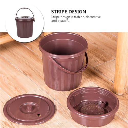 Caneca de residuos de té con tapa abatible 5 L miniatura 3