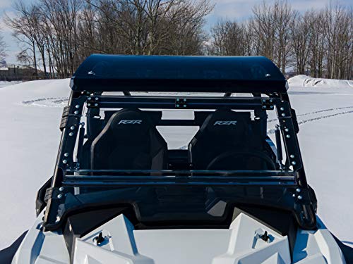 Superatv Dark Tinted Rzr Roof For 2021+ Polaris Rzr Trail 900 / S 900 / S 1000 | 1/4" Thick Polycarbonate | Protects You And Passengers From The Elements While Increasing Visibility! | Usa Made #TOP4