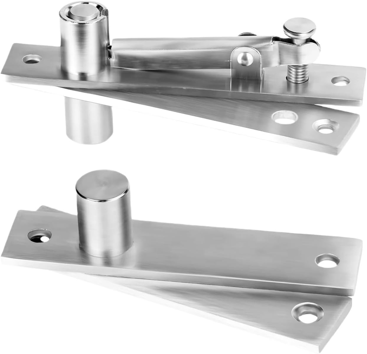 Stainless Steel 360° Rotation Wooden Invisible Door Hinges, Hidden Pivot System for Furniture Hardware
