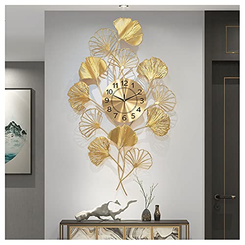 Horloge murale salon grand format 3D pour une décoration moderne