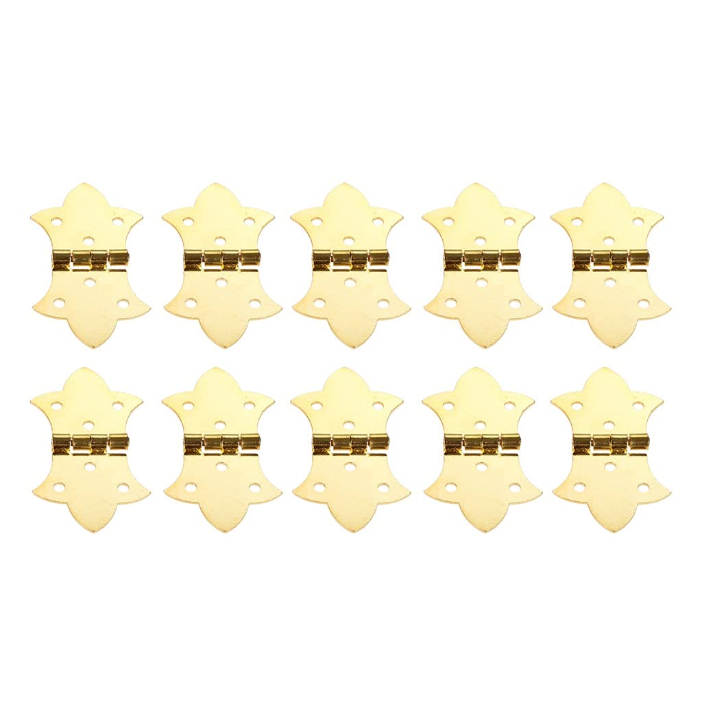 Charnière fleur or pour réparer une boîte à bijoux instable ou meuble ancien