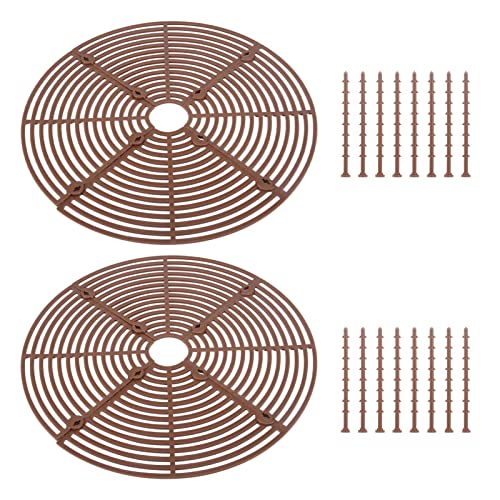 2 StüCk Blumentopfgitter,Blumentopf Gitter,Blumentopf Abdeckung,Kunststoff Blumentopf Gitter,Gitter FüR BlumentöPfe,FüR Drinnen Und DraußEn Blumentopfschutz Katzen(Size:30CM)