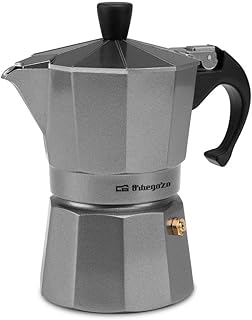 Cafetera de aluminio SILVER. 3 TAZAS. Utilización para: GAS, ELECTRICO Y VITROCERÁMICA - KFS 320