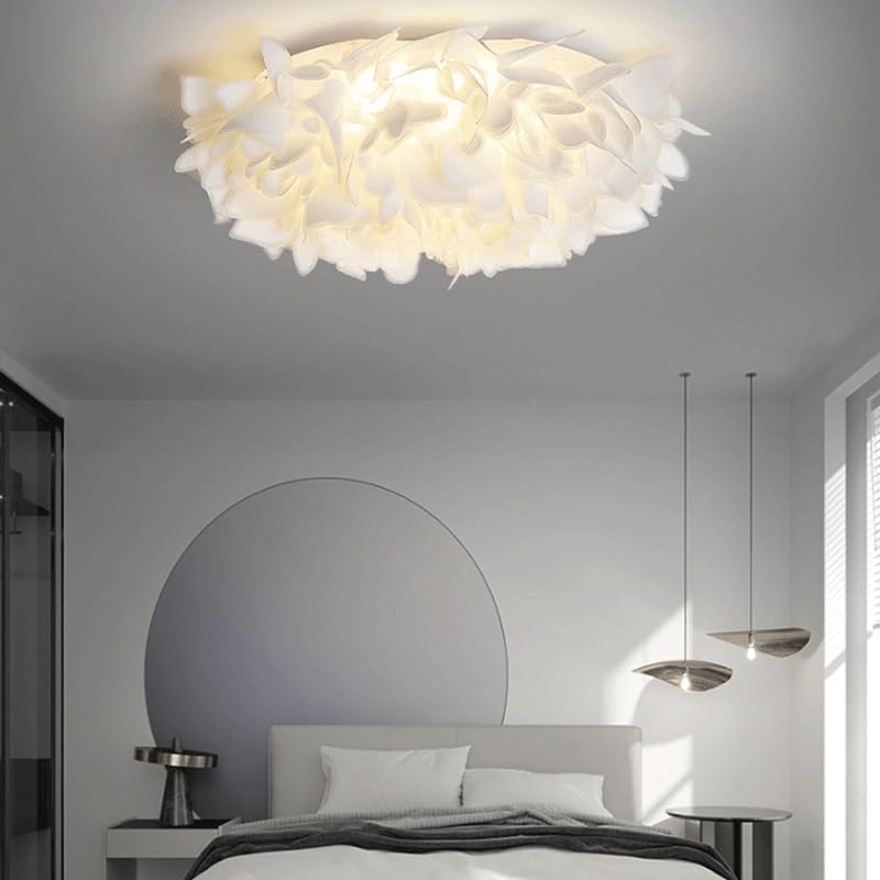 Plafonnier design irrégulier pour illuminer votre chambre au style crème