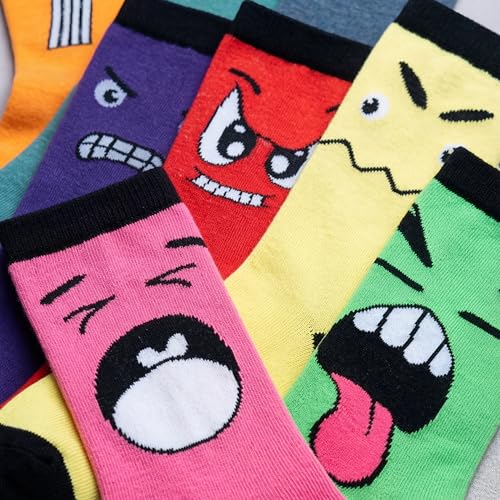 Image of Tipi Toe Women's Fun Patterned Dress Socks, 12-Pack Lightweight Colorful Crew Socks, Casual Novelty Assorted Designs