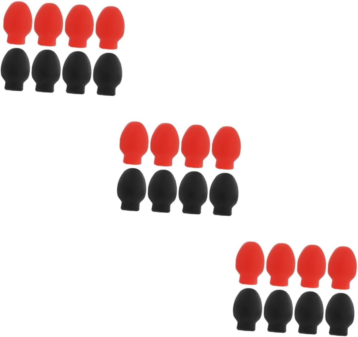 Tips Silenciosos para Baquetas 24 piezas Color Variado miniatura 1