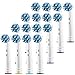 Cross Action Replacement Heads Compatible With Oral B Toothbrushes - More cleaning action in every stroke - Guaranteed A Whiter Smile!